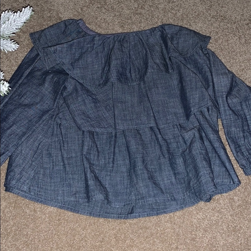 Crewcuts ruffle top size 6